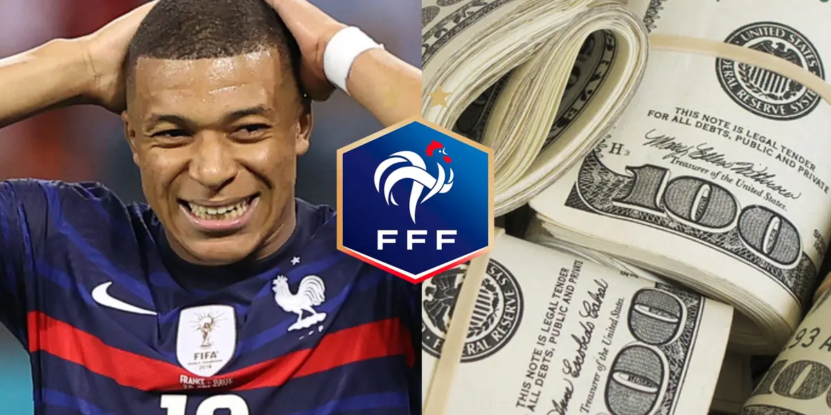 A legal dispute between Kylian Mbappe and the French national team official sponsor could be taking place.