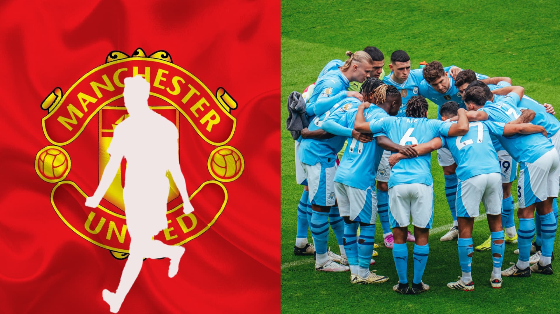 A Manchester United player makes a comparison with Manchester City.