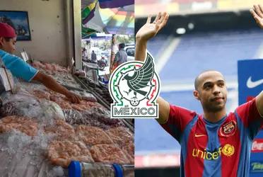 A Mexican soccer player who scored an epochal goal, was recognized by FIFA and now sells seafood.