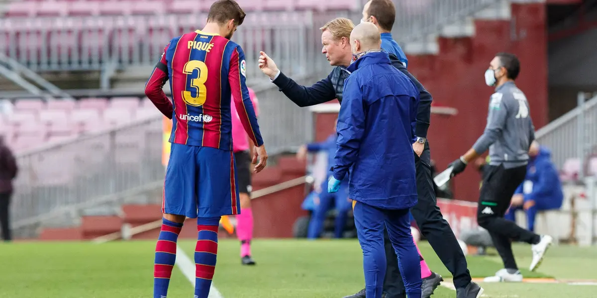 A new defeat puts Barcelona in check. Piqué, a benchmark for the team, came out to speak, and everything indicates that Koeman would not continue at the club.