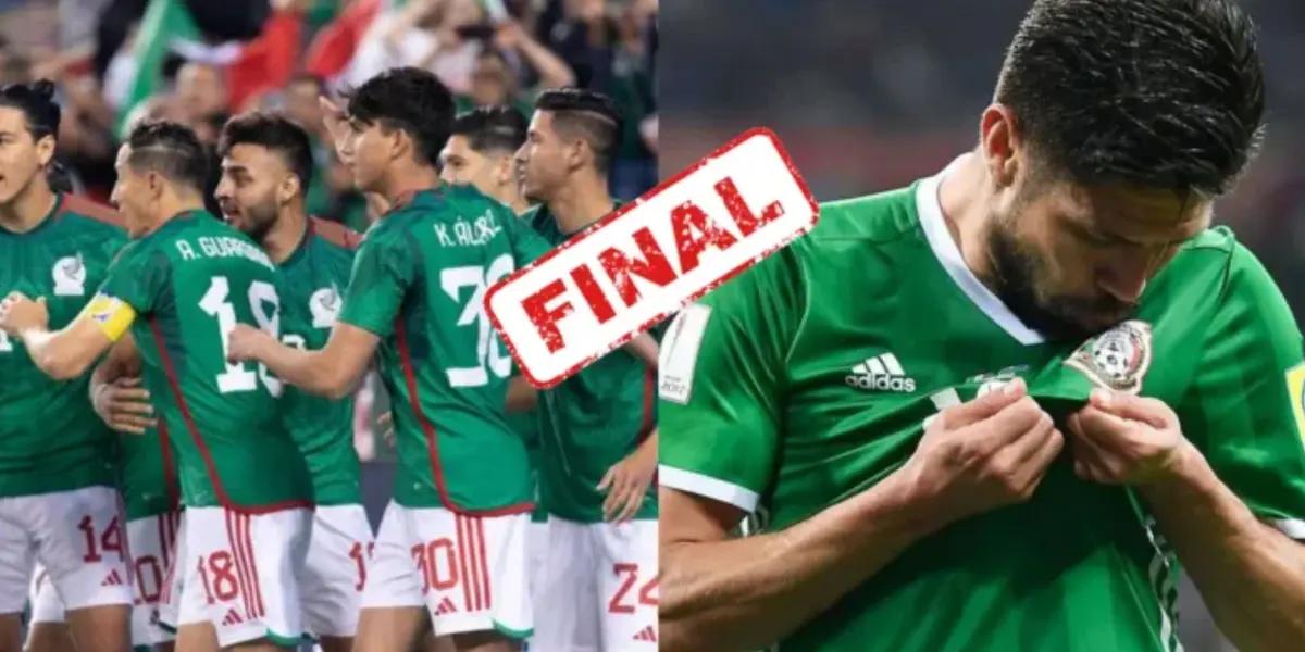 A player from the Mexican National team does not believe in the coach and prefers to say goodbye to the national team.