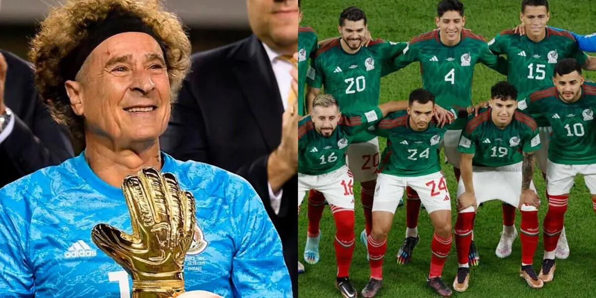 A player from the Mexico team believes that Guillermo Ochoa should be the starter and if he has a level, he should stay until he is 50 years old.