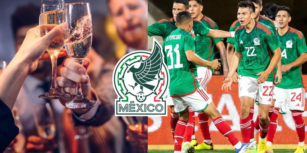 A player who on more than one occasion was seen with a hangover in matches, would go with Mexico to the World Cup