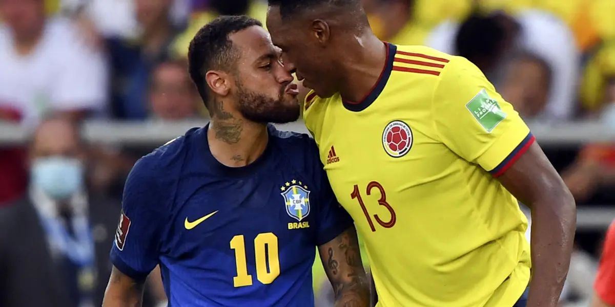 A separate duel took place in the Metropolitan between Yerry Mina and Neymar Jr. The Colombian prevented the Brazilian from shining as usual on many occasions. He ended up annoying him and they closed the game arguing.