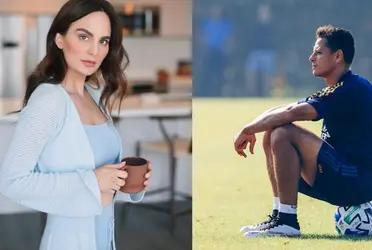 A television program filmed the Mexican striker with the renowned influencer