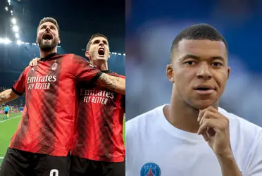 (VIDEO) With this goal from Giroud, Milan takes advantage against PSG, Mbappe suffers