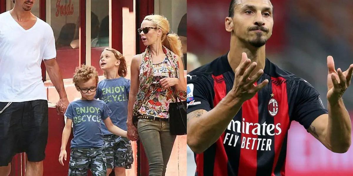 AC Milan player Zlatan Ibrahimovic said he had to buy 27 gifts, one for each son, for Christmas and was surprised with the high number of children he has