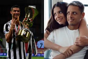 After becoming champion of the Italian Cup, Cristiano Ronaldo received a congratulation from Sarah Kohan