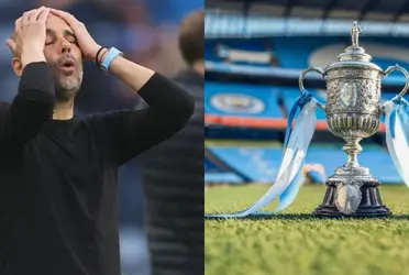After being champion of the FA Cup, the hard news that Pep Guardiola receives 