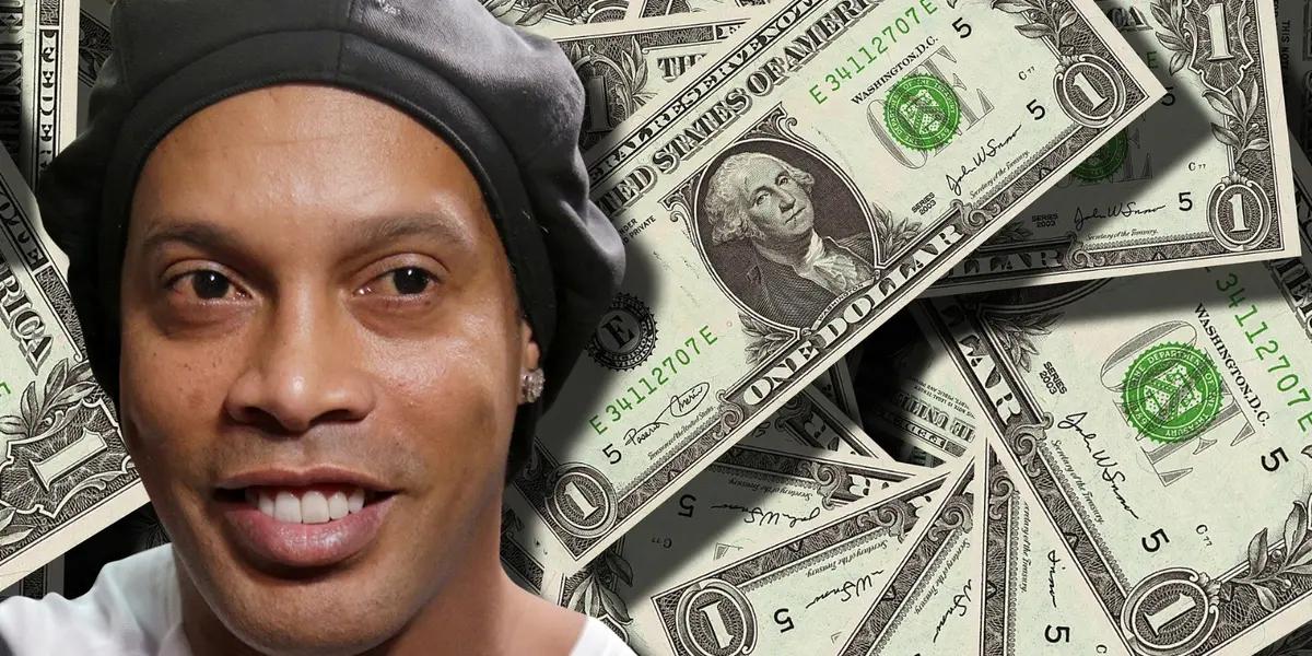 After being released from prison in Paraguay, the Brazilian media confirmed Ronaldinho's bankruptcy but that seems to have remained in the past after knowing what he charges for advertising