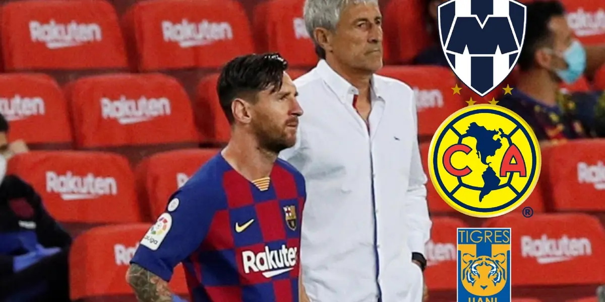 After being the coach of Lionel Messi at FC Barcelona, Quique Setien could reach Liga MX and surprise everyone
