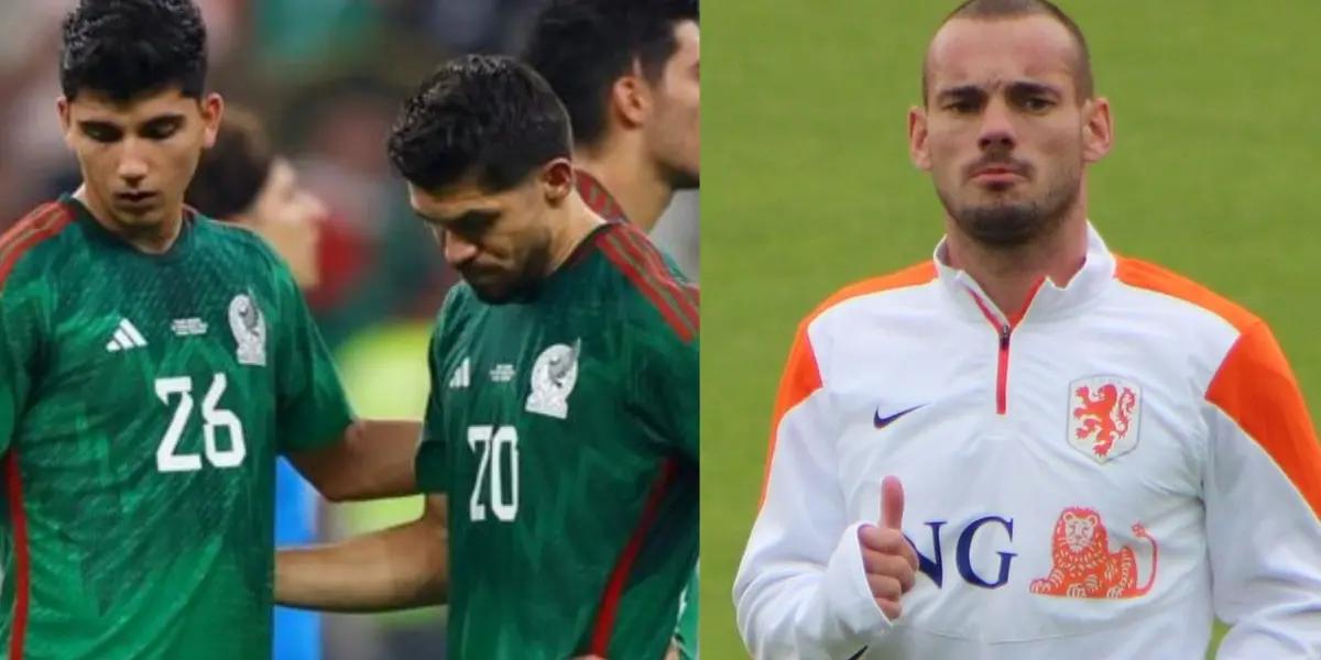 After criticizing Edson Álvarez and Jorge Sánchez, now Sneijder launches new mockery of Mexico