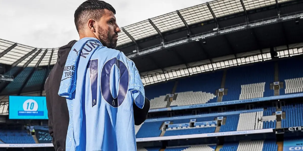 After a decade in England, Kun Agüero didn't want to leave for Barcelona without showing their appreciation to the club's staff