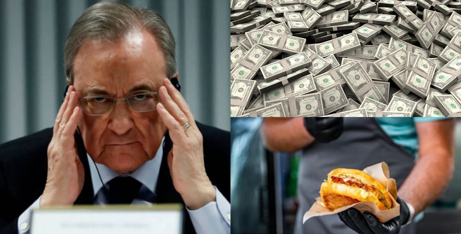 After failing at Real Madrid, now he only sells hamburgers for a living