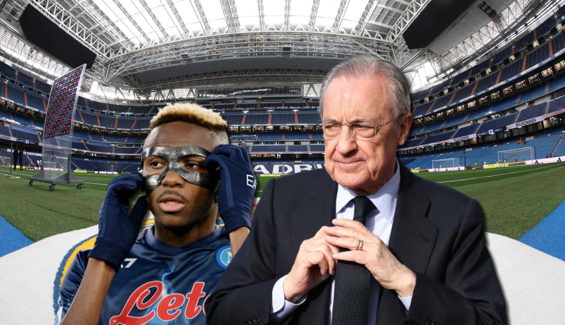 After his terrible game against Real Madrid, Víctor Osimhen was discarded by Florentino Pérez.