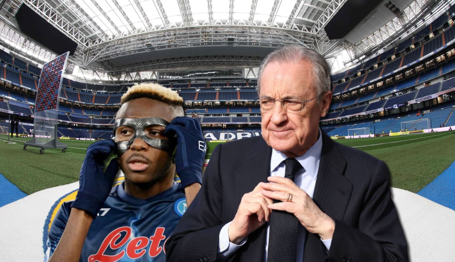 After his terrible game against Real Madrid, Víctor Osimhen was discarded by Florentino Pérez.