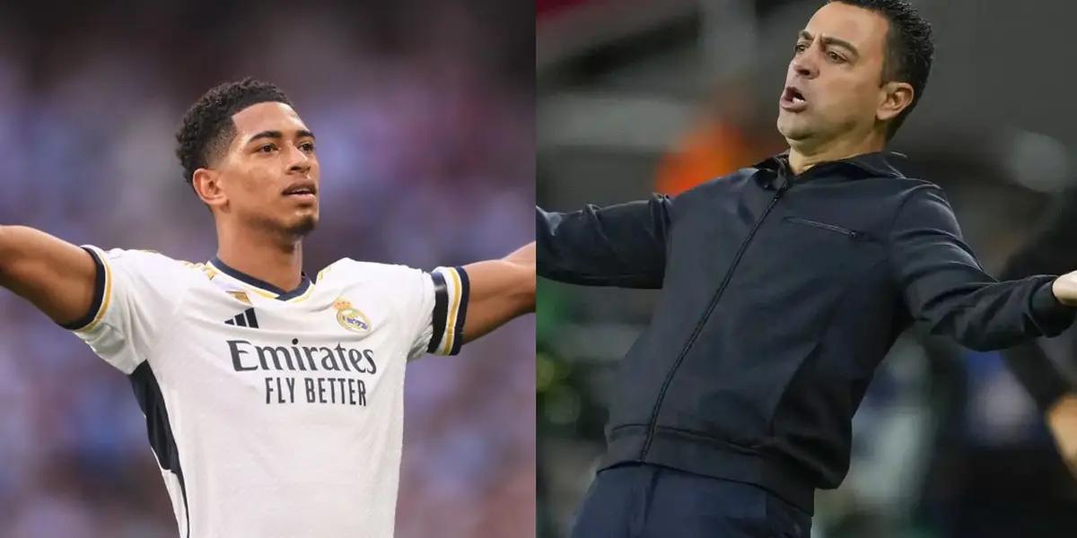 After his two goals against Barcelona, what Xavi says about Bellingham