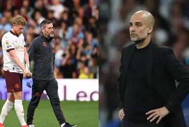 After Kevin De Bruyne's injury, this is the replacement Manchester City chooses