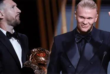 After not winning the Ballon d'Or, Erling Haaland reveals what he felt after not winning the award