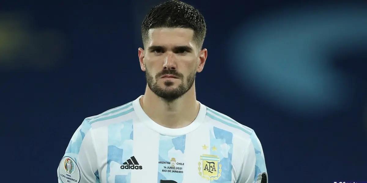 After scoring in the Argentina game, Rodrigo De Paul celebrated looking towards the Centenario rostrum. There were more than 50 children from Deportivo Belgrano, a club where he was formed as a child.