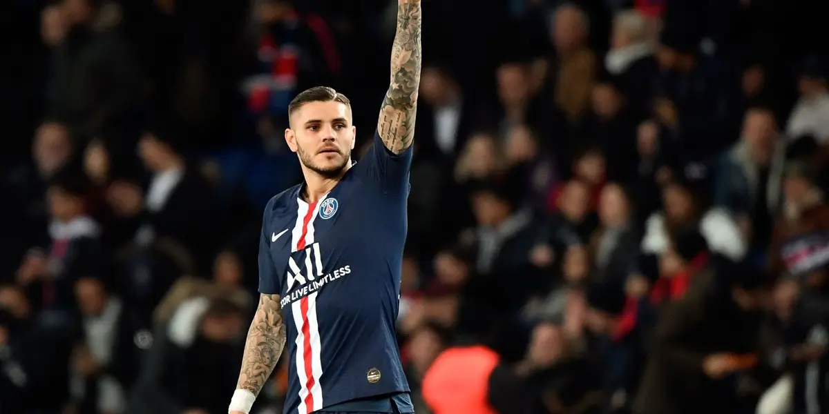 After several weeks, Mauro Icardi returned to play with PSG and Wanda Nara encouraged him from the stands. When the Parisian team lost, the forward entered at 46 ′ to replace Messi and was vital to be able to overcome the score.