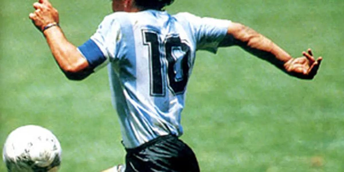 After the death of Diego Maradona, they affirm that an image equal to the silhouette of the Argentine player was seen at night
