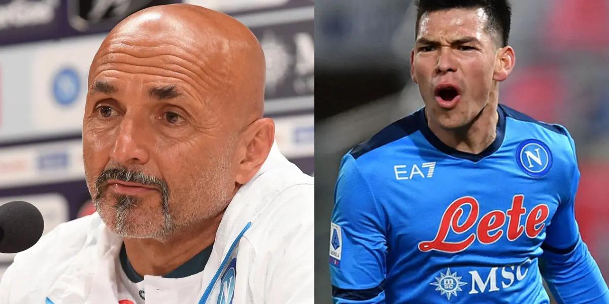 After the international break, Lozano returned to Napoli and gives him the worst news ever.