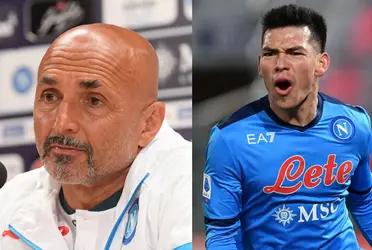 After the international break, Lozano returned to Napoli and gives him the worst news ever.