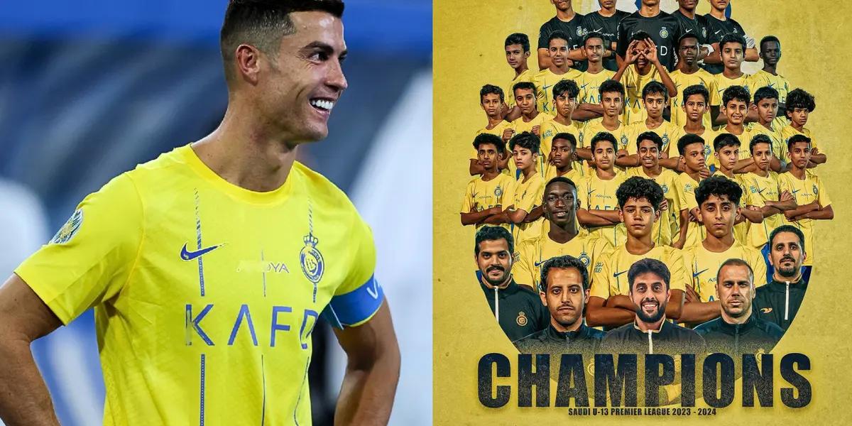 After the lost final of Cristiano Ronaldo, what Cristiano Jr won with Al Nassr