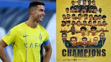 After the lost final of Cristiano Ronaldo, what Cristiano Jr won with Al Nassr
