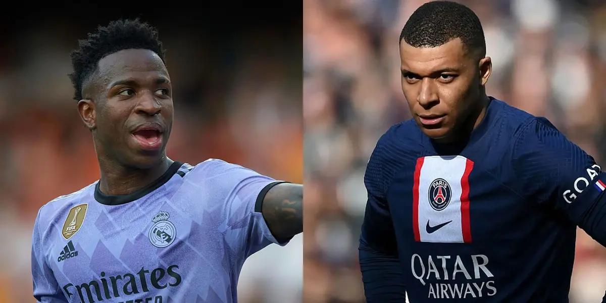 After the possible signing of Mbappé by Real Madrid, this would be Vinicius's decision