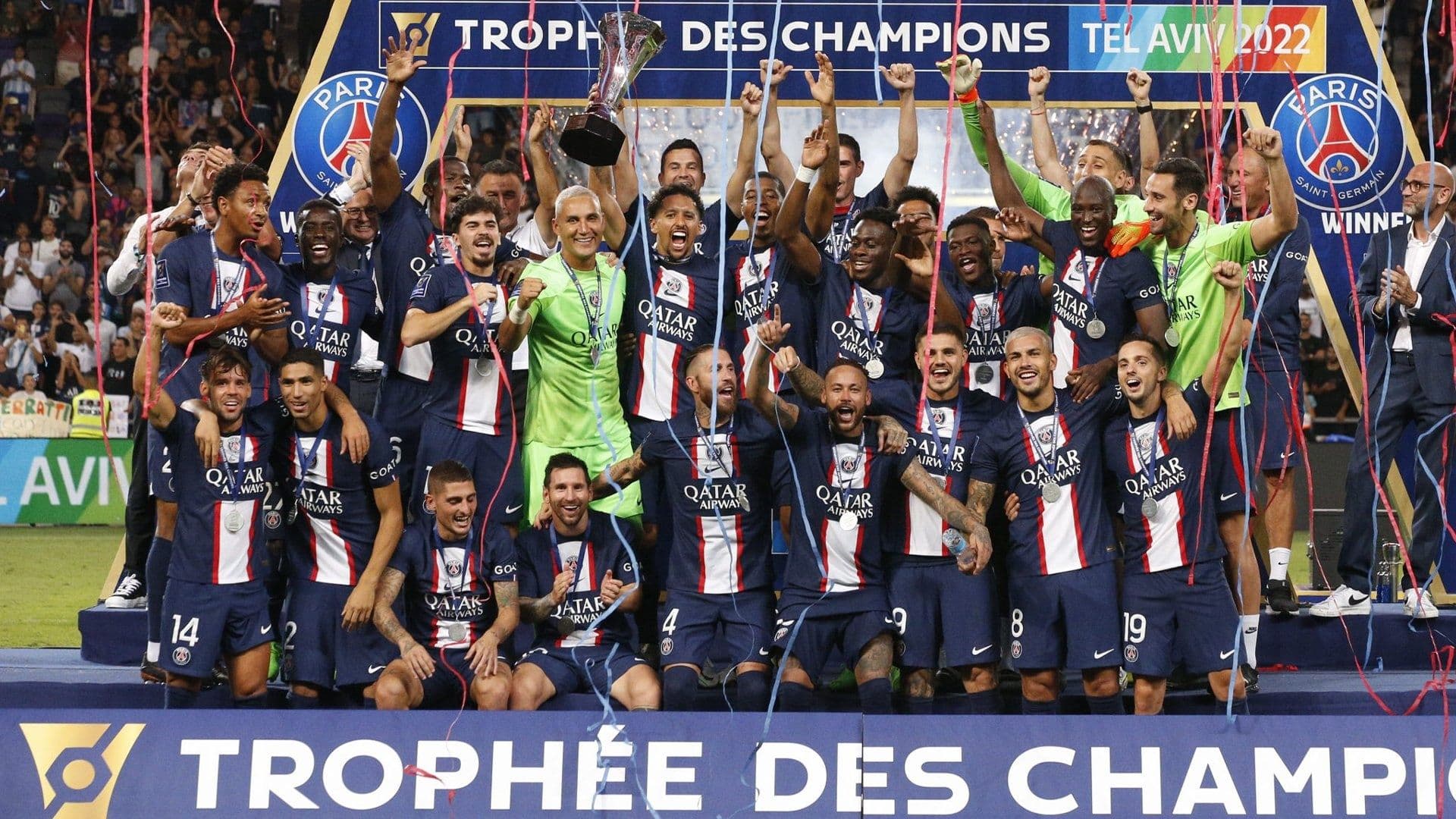 After winning his second title with PSG, the Argentine crack shared a post on social media to celebrate the victory.