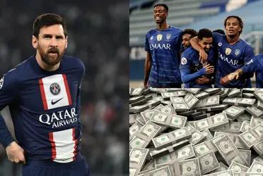 Al Hilal would give a very large salary to Lionel Messi in case he arrives