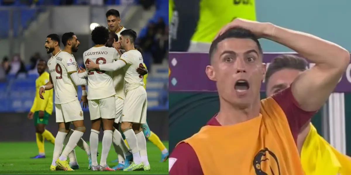 Al Nassr just scored a great goal 10 seconds into the game, fantastic.