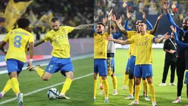 Al Nassr won 1-0 in the last minute with Cristiano Ronaldo on the pitch.