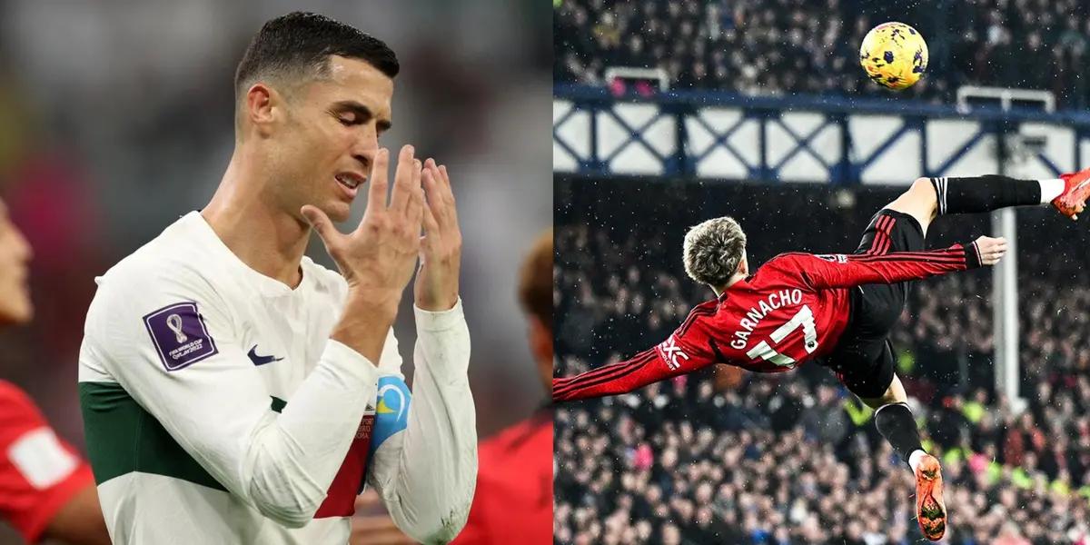 Alejandro Garnacho scored a wonder goal and it may affect Ronaldo!