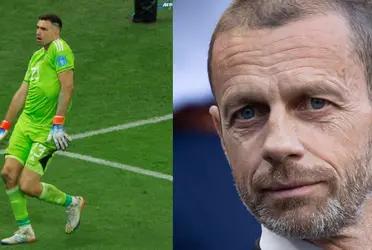 Aleksander Čeferin recalled what the goalkeeper did after winning the World Cup in Qatar and even went against Lionel Messi