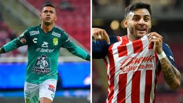 Alexis Vega with the Chivas de Guadalajara jersey.