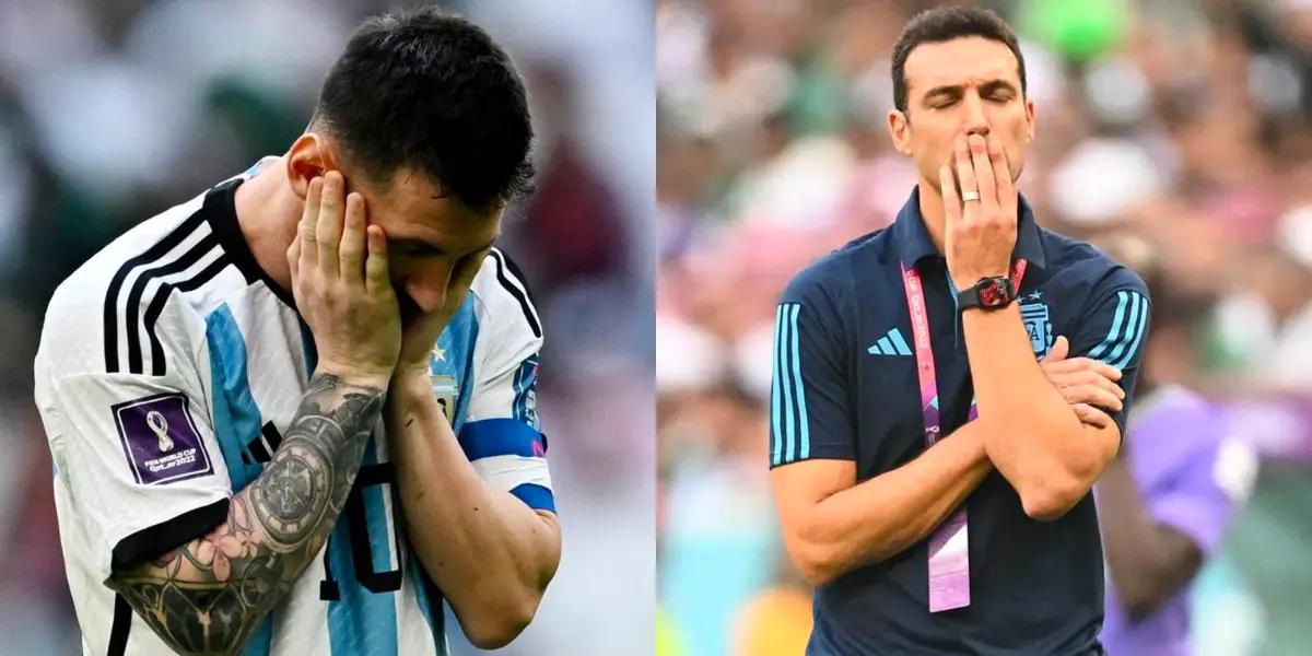 Although he started the cup with some ups and downs, one of Scaloni's favorites did something that changes the equation.