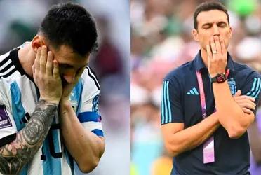 Although he started the cup with some ups and downs, one of Scaloni's favorites did something that changes the equation.