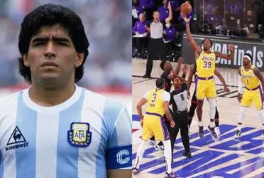 Although it seems incredible, it was real, and Diego Maradona generated that a basketball game was not suspended just because he was going to be present