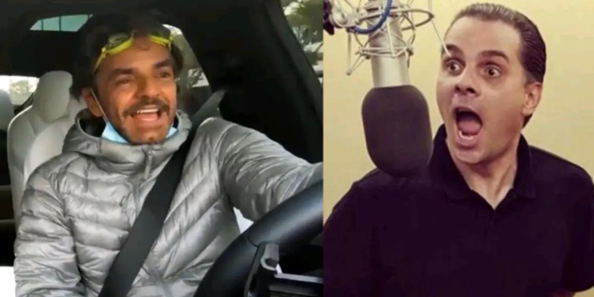 Although they both work on screen, Eugenio Derbez has the luxury of a 171 thousand dollar car while Martinoli travels in a more conventional way.