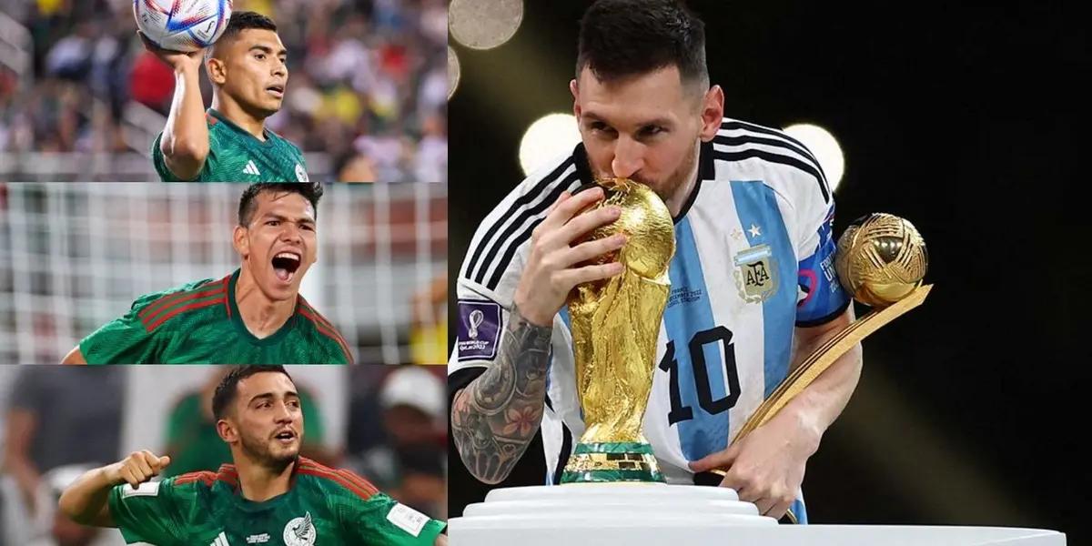 Although they did not do well in the World Cup in Qatar, one of them stood up for El Tri and could play with Lionel Messi
