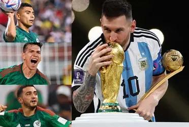 Although they did not do well in the World Cup in Qatar, one of them stood up for El Tri and could play with Lionel Messi