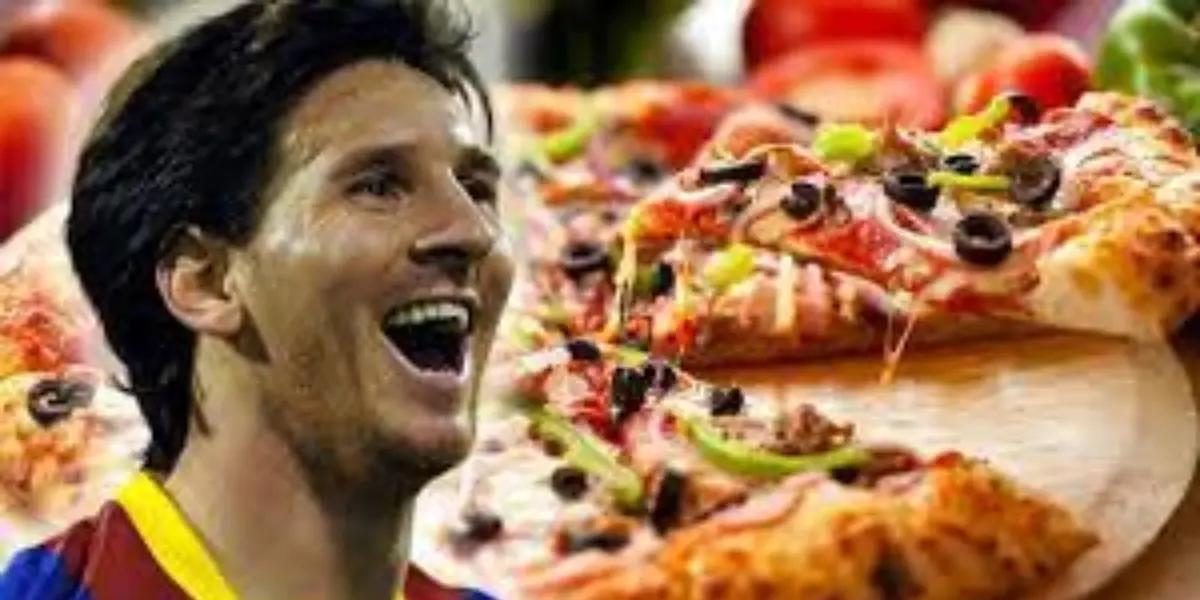 Although they gave Messi cheese pizza after the games, there was one drink they didn't let him drink.