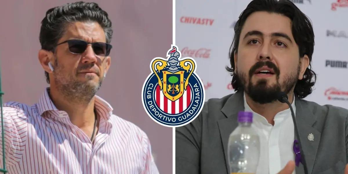 Amaury Vergara asks Alejandro Irarragorri for help.