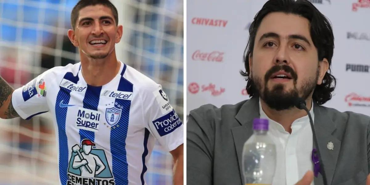 Amaury Vergara was unable to secure the signing of Víctor Guzmán despite Chivas' interest, preferring to spend the money on other things.