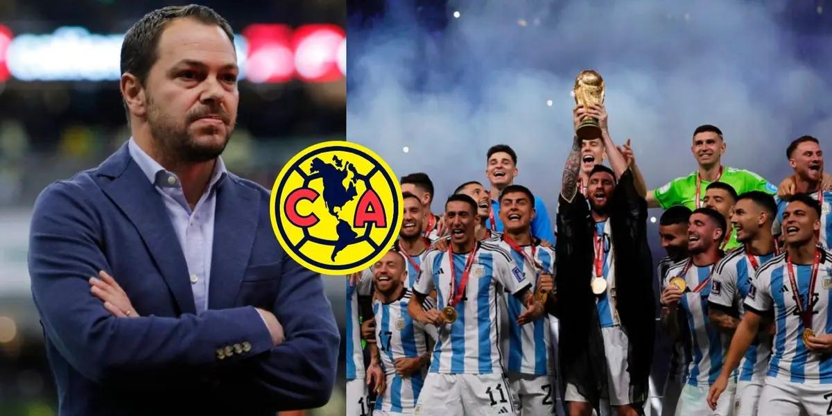 America could tie up a world champion with Argentina and Lionel Messi for the summer