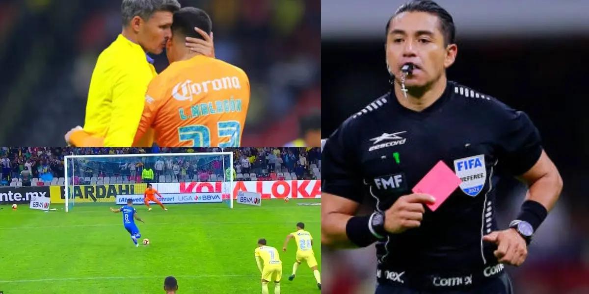 América defeated Rayados in the middle of the arbitration controversy for a play that forced a repeat of the penalty