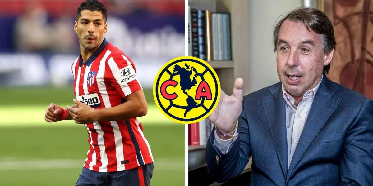 América is looking for a center forward and the fans are excited about Luis Suárez, a multinational company worth US$180 billion could get him.